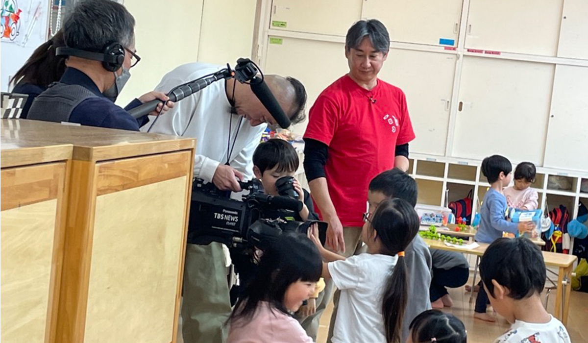 TBS系列報道番組に「キディ百合丘・川崎　安心への取組」を取材して頂きました！